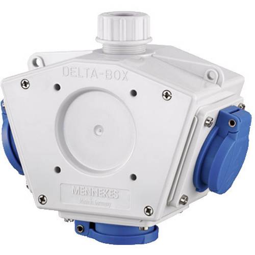 MENNEKES 92798 Steckdosen-Verteiler Grau, Blau