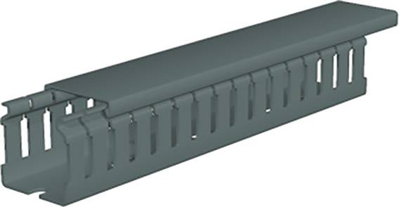 Weidmüller 2589390000 Verdrahtungskanal (L x B x H) 2 m x 50 mm x 75 mm 12 St. Dunkelgrau