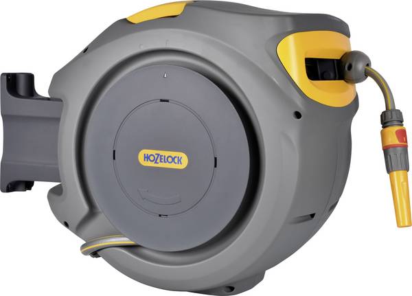 Hozelock 2403 0000 Auto Reel 30 Gartenschlauchaufroller 30 m 1 St. Grau, Gelb