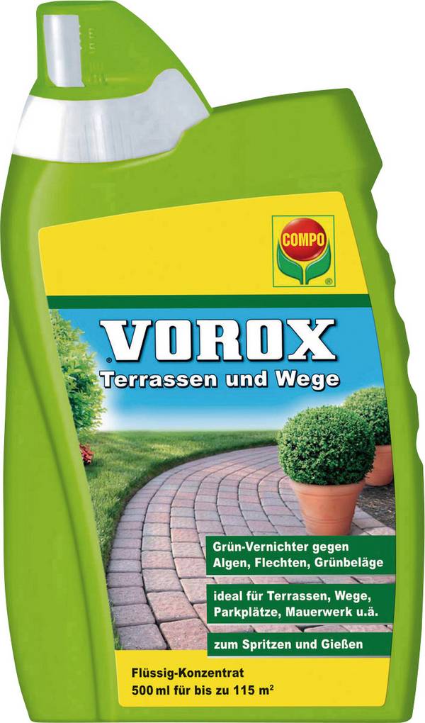 Terrassen und Wege Konzentrat 500 ml COMPO VOROX
