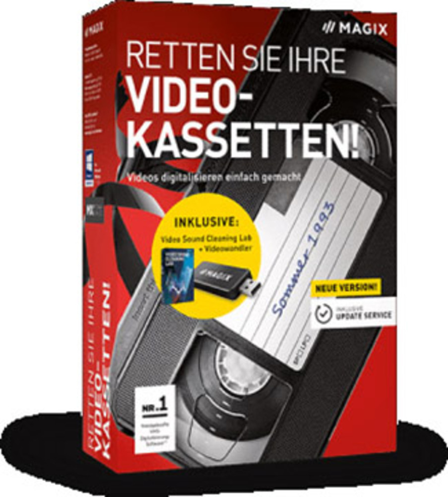 Magix Retten Sie Ihre Videokassetten 7 Probleme Magix Retten Sie Ihre Videokassetten Vollversion, 1 Lizenz Windows