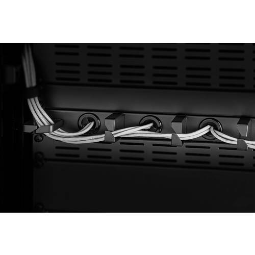 Renkforce RF-3525042 19 Zoll Netzwerkschrank-Kabelführung 1 HE Schwarz