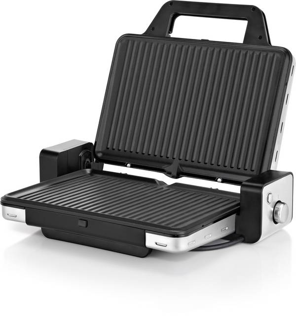 WMF 0415110011 Elektro Kontaktgrill   Silber, Schwarz