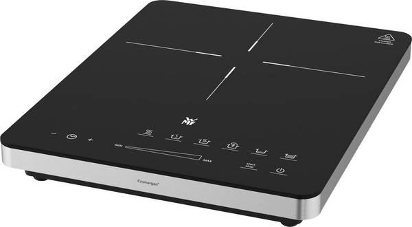 WMF KULT X Mono 0415240011 Induktionsplatte mit Topferkennung, digitaler Timer, mit Display, Überhitzungsschutz