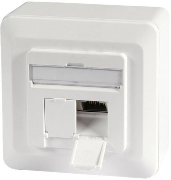 EFB Elektronik EFB-Elektronik - Anschlussdose, Unterputz - RJ-45 X 2 - RAL 9010
