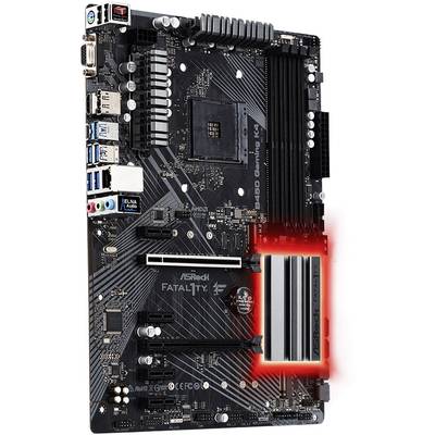 ASRock B450 Gaming K4 Mainboard Sockel (PC) AMD® AM4 Formfaktor (Details) ATX Mainboard-Chipsatz AMD® B450-2