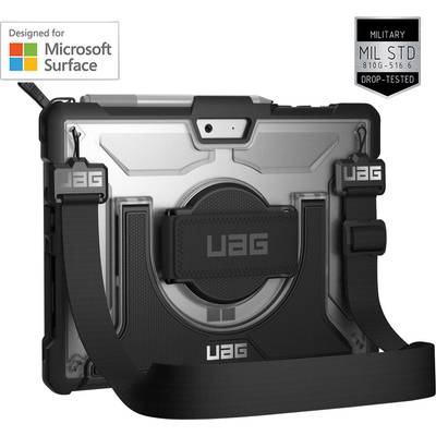 Schutzhülle für Microsoft Surface, robust, mit Tragegurt, schwarz, "MIL STD 810G-516.6" zertifiziert für Fallschutz.