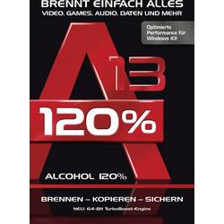 Image of ALCOHOLSOFT Alcohol 120% Version 13 Vollversion, 1 Lizenz Windows Brenn-Software
