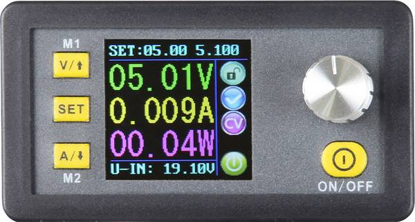Joy-it JT-DPS5005 Labornetzgerät, einstellbar 0 - 50 V 0 - 5 A 250 W Schraubklemme fernsteuerbar, programmierbar, schmale Bauform Anzahl Ausgänge 1 x
