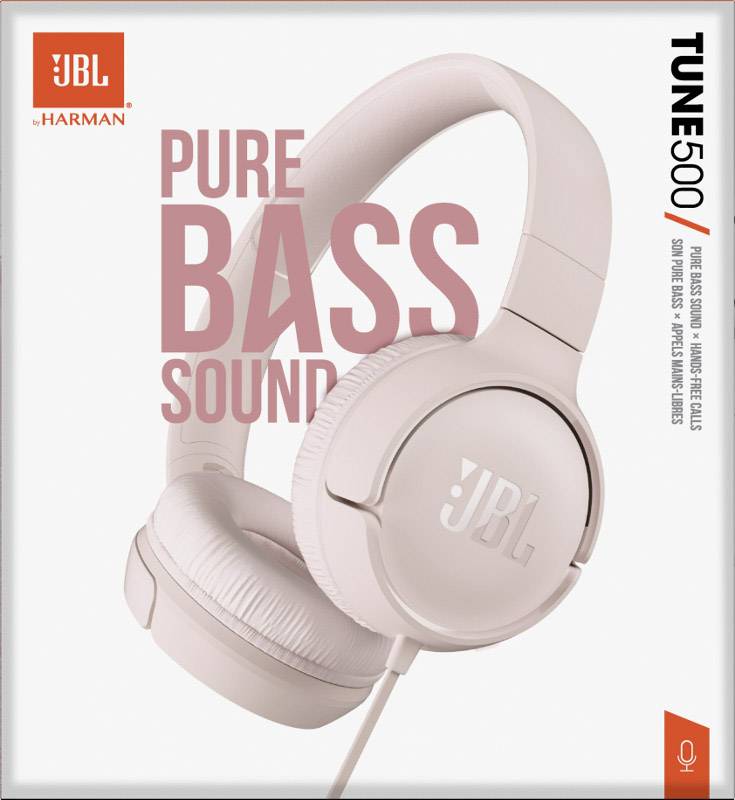 JBL Tune 500 On Ear Kopfhörer kabelgebunden Pink Faltbar, Headset-2