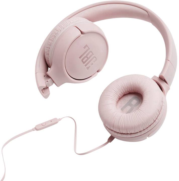 JBL Tune 500 On Ear Kopfhörer kabelgebunden Pink Faltbar, Headset-8