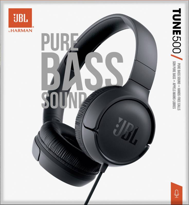 JBL Tune 500 On Ear Kopfhörer kabelgebunden Stereo Schwarz Faltbar, Headset Handy-2