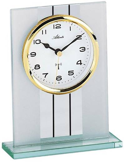 tischuhr quarz funk quarz tischuhr atlanta uhren 3093 9 glas silber kaufen tischuhr quarz funk quarz tischuhr atlanta uhren 3093 9 glas silber kaufen
