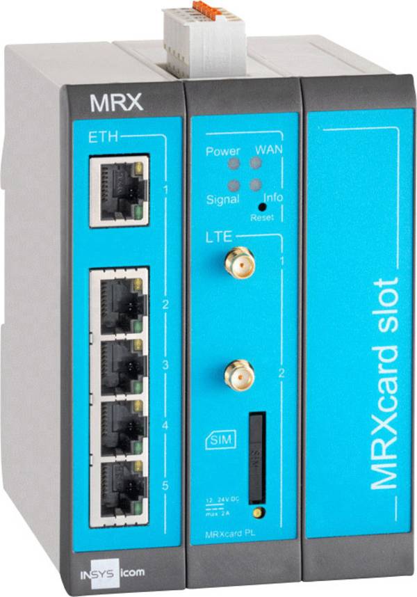INSYS icom MRX MRX3 LTE - Router - WWAN 5-Port-Switch