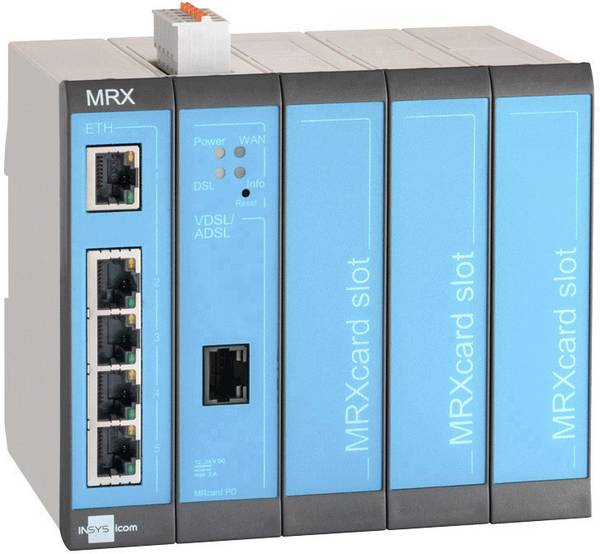 INSYS icom MRX MRX5 DSL - Annex-B - Router - DSL-Modem 5-Port-Switch