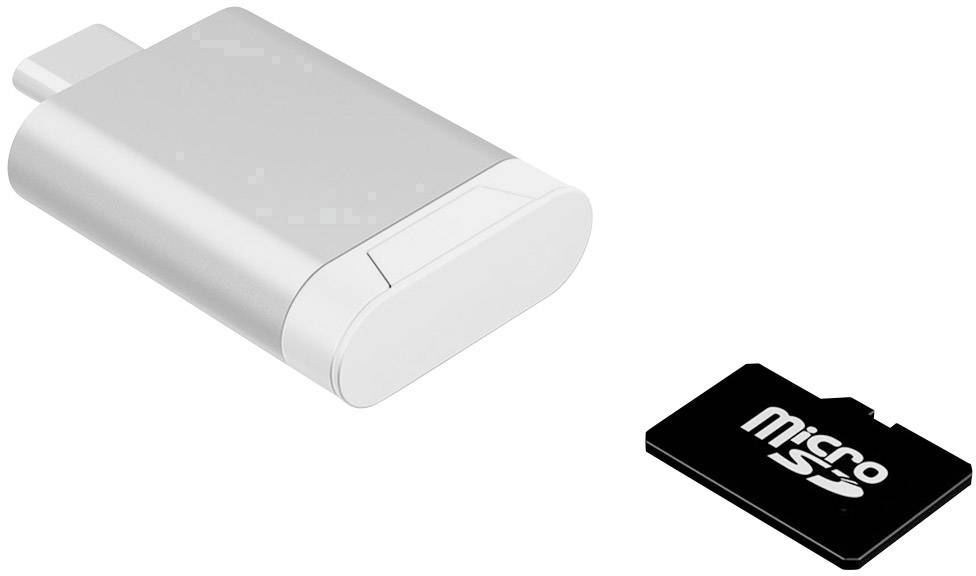 Adapter IcyBox ext. Kartenleser USB 3.0 TypeC -> SD/mSD-1