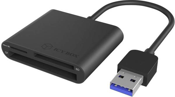 IB-CR301-U3 Externer Multi Card Reader (CF, SD, Micro SD) mit USB 3.0 Hostanschluss
