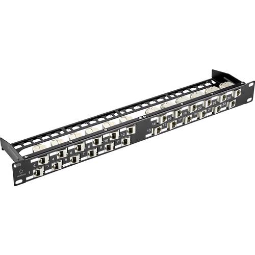 Thumbnail - Renkforce 24 Port Netzwerk-Patchpanel 483 mm (19) Unbestückt 1 HE Unbestückt