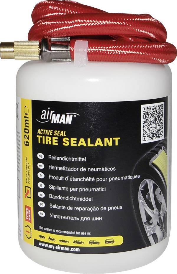 Airman 64-010-001 Valve Through Sealant 620 Reifen-Dichtmittel   (L x B x H) 110 x 90 x 142 mm    1 St.