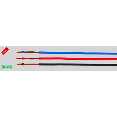Drei isolierte Kabel in Blau, Rot, Schwarz. Links oben 'FRNC', links unten 'RoHS'.