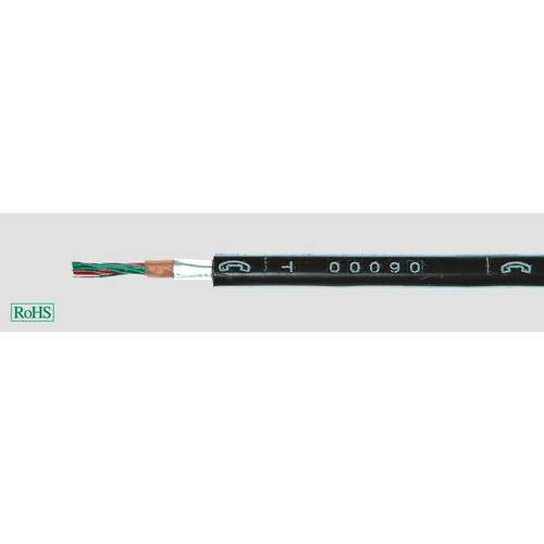 HELU 34009-500 Fernmeldekabel A-2YF(L)2Y 12 x 0.6 mm² Schwarz 500 m