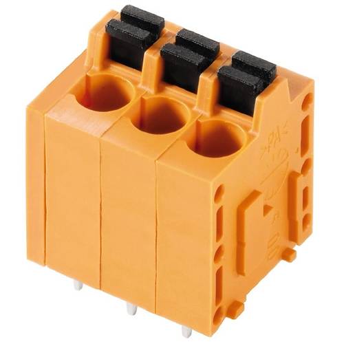 Weidmüller 1331350000 Federkraftklemmblock 2.5 mm² Polzahl 18 Orange 15 St.