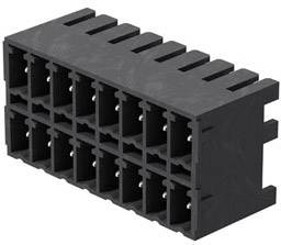 Weidmüller 1039290000 Buchsenleiste Gesamtpolzahl 8 Anzahl Reihen 2 50 St.