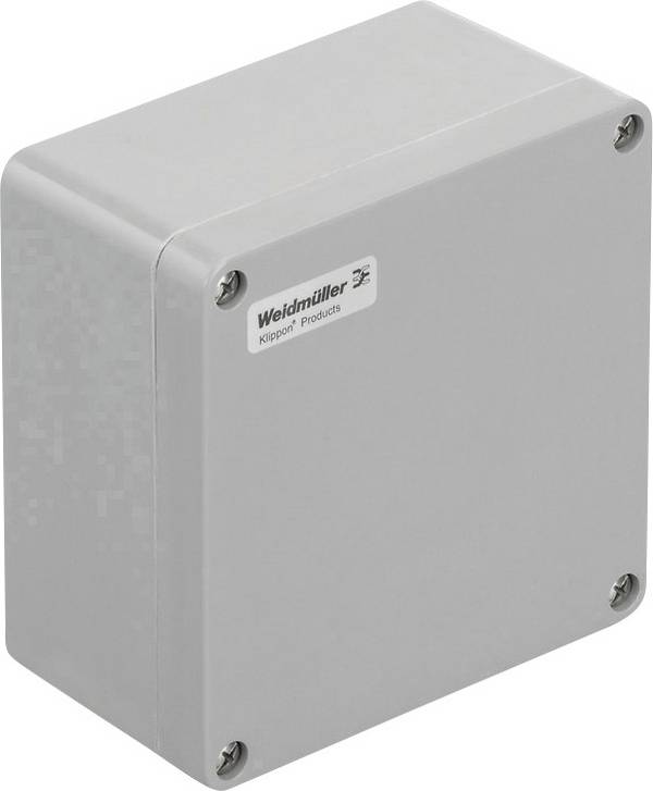 Weidmüller KLIPPON POK 161609 Universal-Gehäuse 160 x 160 x 90 Polyester Silber-Grau 1 St.