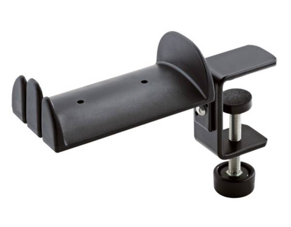 K&M 16090 - Halter für Kopfhörer, Headset - Schwarz