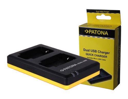 PATONA USB Dual Schnell-Ladegerät f. Panasonic DMW BLG10-0