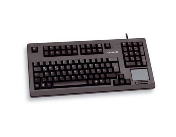 CHERRY G80-11900 USB Tastatur Schweiz, QWERTZ Schwarz Integriertes Touchpad