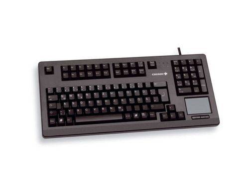 CHERRY G80-11900 USB Tastatur Schweiz, QWERTZ Schwarz Integriertes Touchpad-0
