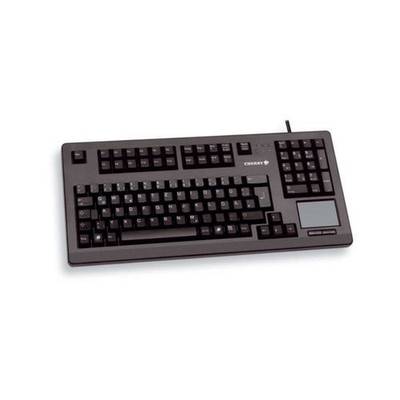 CHERRY G80-11900 USB Tastatur Schweiz, QWERTZ Schwarz Integriertes Touchpad-0