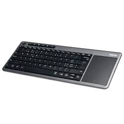 Image of Rapoo K2600 Funk Tastatur Touch-Oberfläche Schweiz, QWERTZ, Windows® Schwarz, Grau