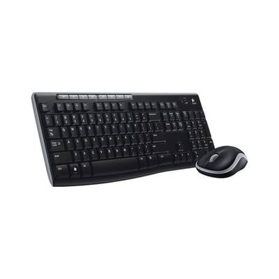 Logitech MK270 Funk Tastatur, Maus-Set Geräuscharme Tasten, Ergonomisch, Spritzwassergeschützt, Multimediatasten, mit nu-0