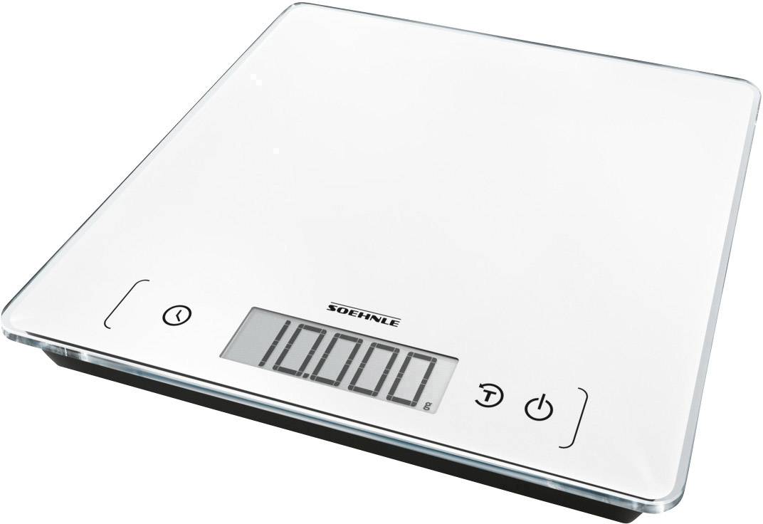 SOEHNLE KWD Page Comfort 400 Digitale Küchenwaage Wägebereich (max.)=10 kg Weiß