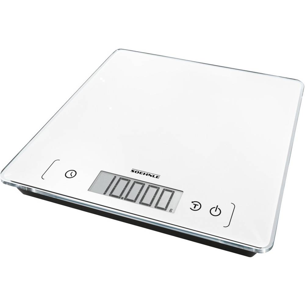 Digitale keukenweegschaal Soehnle KWD Page Comfort 400 Weegbereik (max.)=10 kg Wit