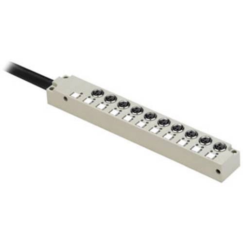 Thumbnail - Weidmüller SAI-12-F 3P M8 L 15M 1234890000 Sensor/Aktorbox passiv M12-Verteiler mit Kunststoffgewinde 1 St.