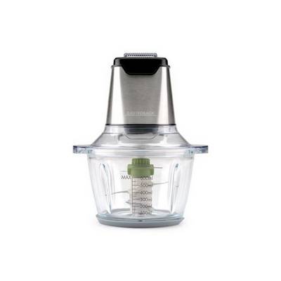 Gastroback 40961 Design Mini Chopper Plus, Multi-Zerkleinerer, 3 Edelstahl-Sichelmesser, 400