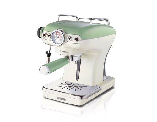 Ariete 1389/14, Espressomaschine, 0,9 l, Kaffeepad, Gemahlener Kaffee, 850 W, Beige, Grün-0