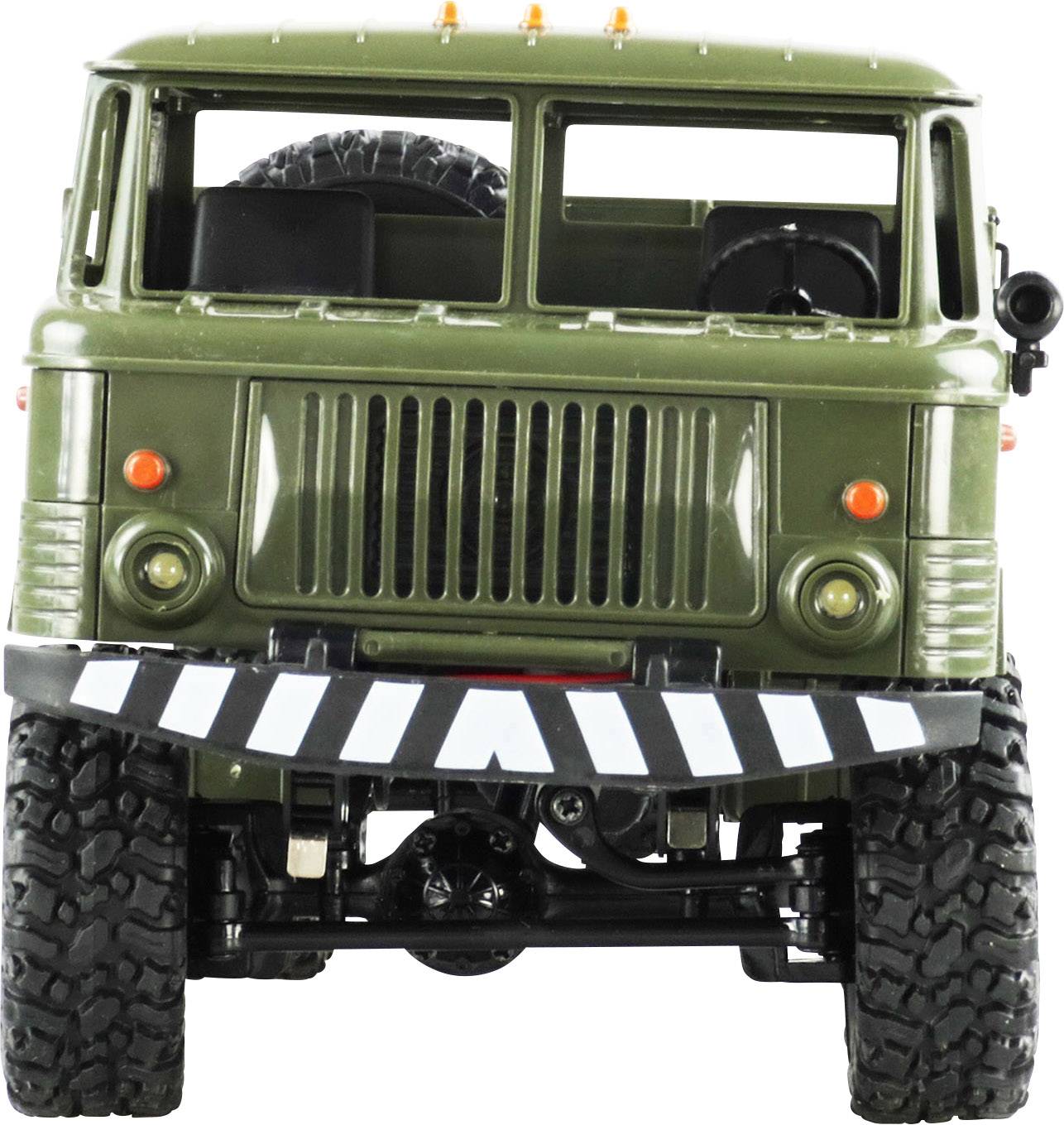 Amewi GAZ-66 Grün Brushed 1:16 RC Modell-LKW Elektro LKW Allradantrieb (4WD) RtR 2,4 GHz inkl. Akku und Ladekabel-2