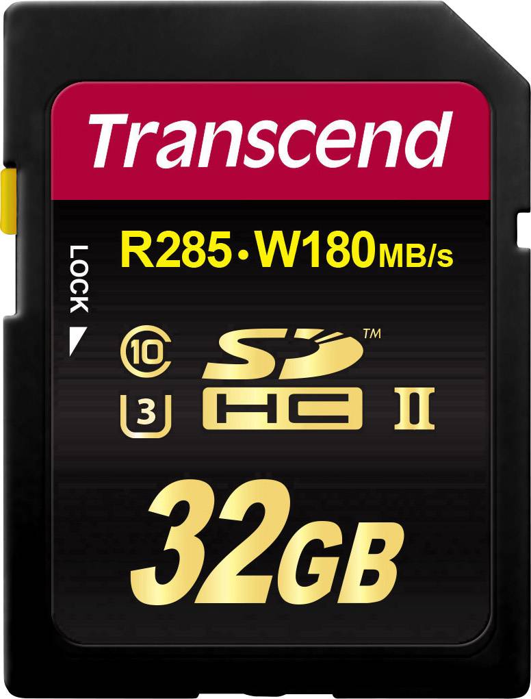 TRANSCEND 32GB SDHC Class3 UHS-II Card