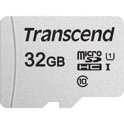 Transcend Premium 300S microSDHC-Karte  32 GB Class 10, UHS-I, UHS-Class 1 inkl. SD-Adapter