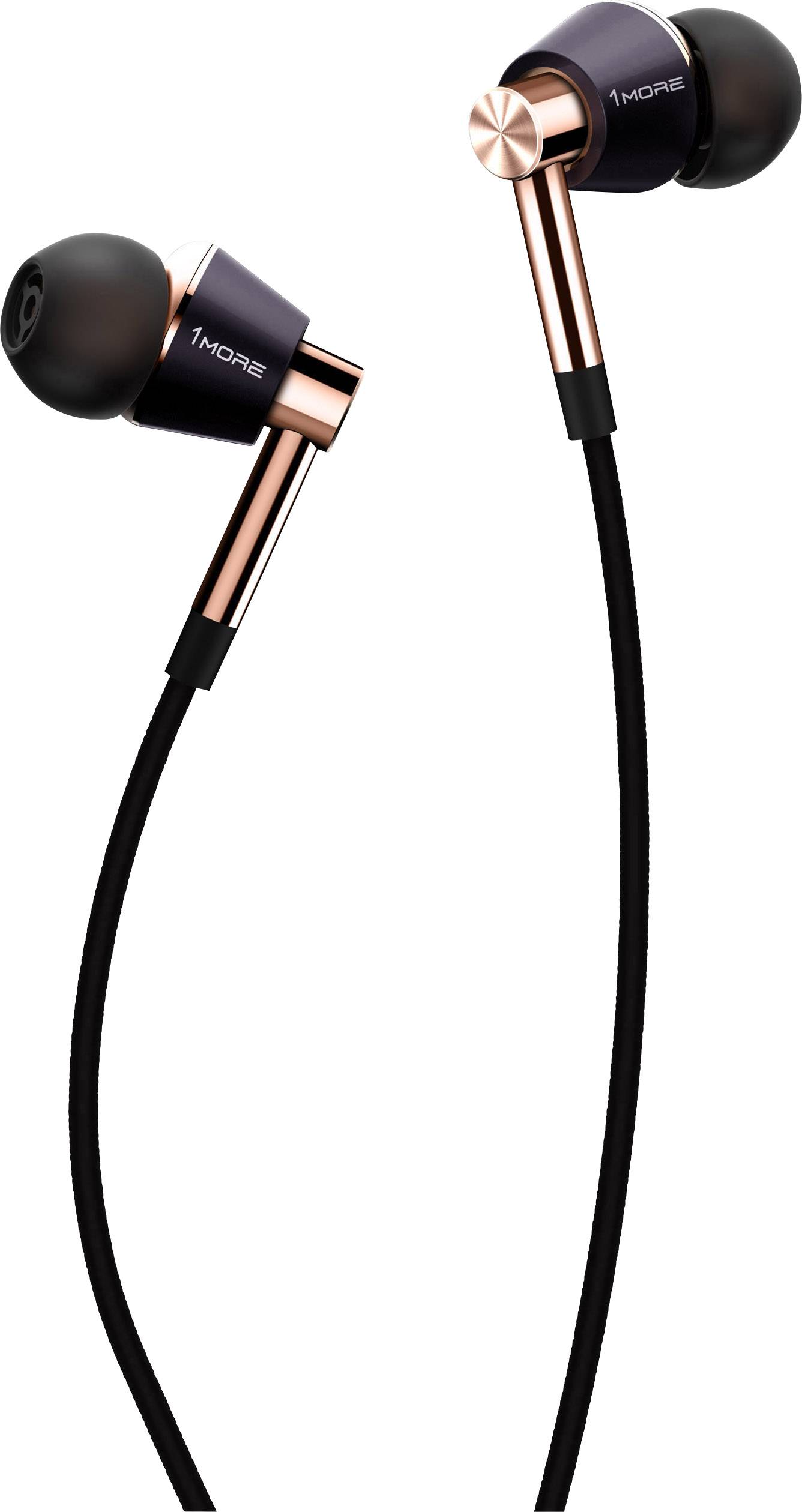 Kabelgebundene Ohrhörer 1MORE Triple-Driver (gold)-0