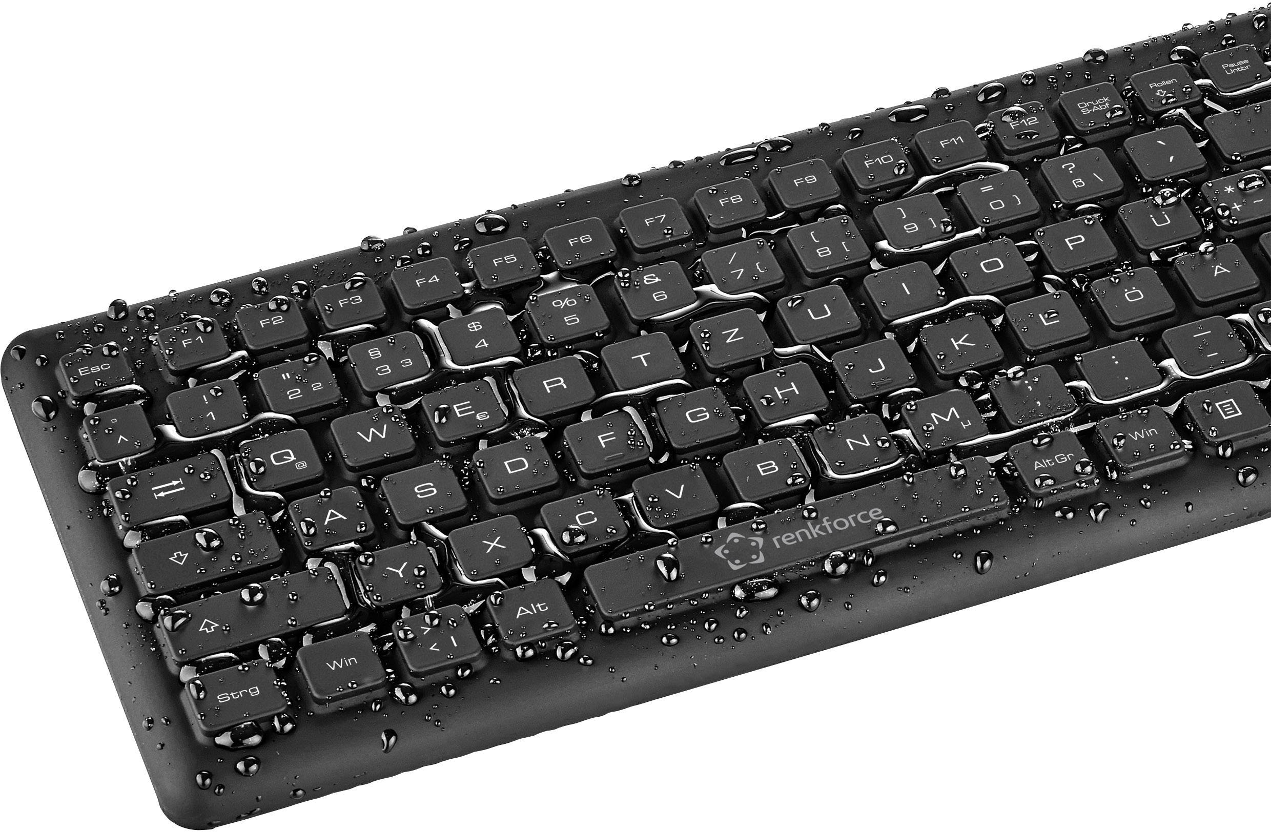 Reinigung der Tastatur im Home Office