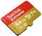SanDisk Extreme microSD-Karte, 64GB, rot-goldene Farbe, geeignet für High-Speed-Datenübertragung und 4K-Videos.