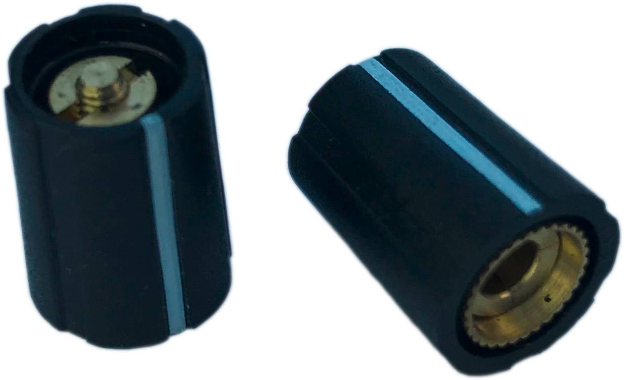 PSP S100-400-1 S100-400-1 Drehknopf Schwarz (Ø x H) 10 mm x 13.5 mm 1 St.