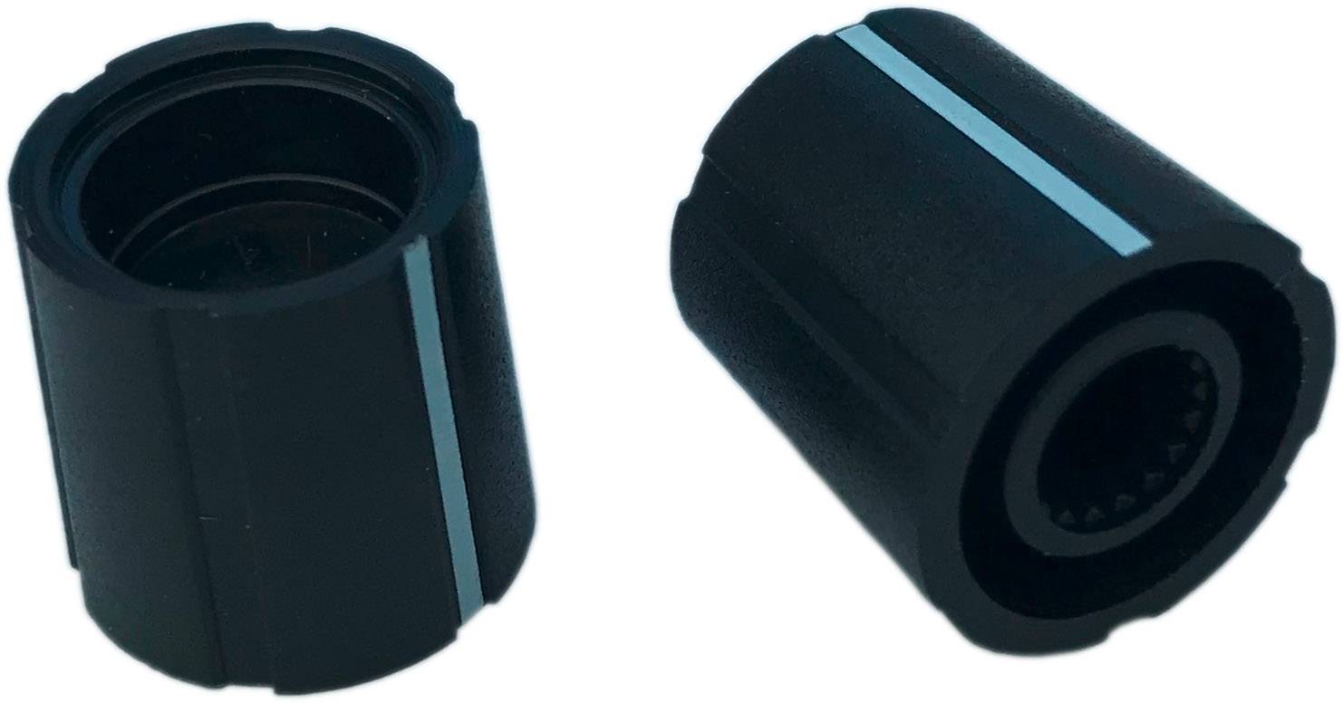 PSP S130-618-1 S130-618-1 Drehknopf Schwarz (Ø x H) 13 mm x 13.5 mm 1 St.