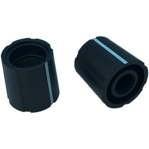 PSP S130-618-1 S130-618-1 Drehknopf Schwarz (Ø x H) 13 mm x 13.5 mm 1 St.