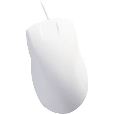 Active Key PMH1OS Medical Mouse  Hygiene-Maus USB   Optisch Weiß 2 Tasten 800 dpi Silikonmembran vollversiegelt IP68, Ge